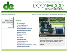 Tablet Screenshot of doonwoodengineering.com